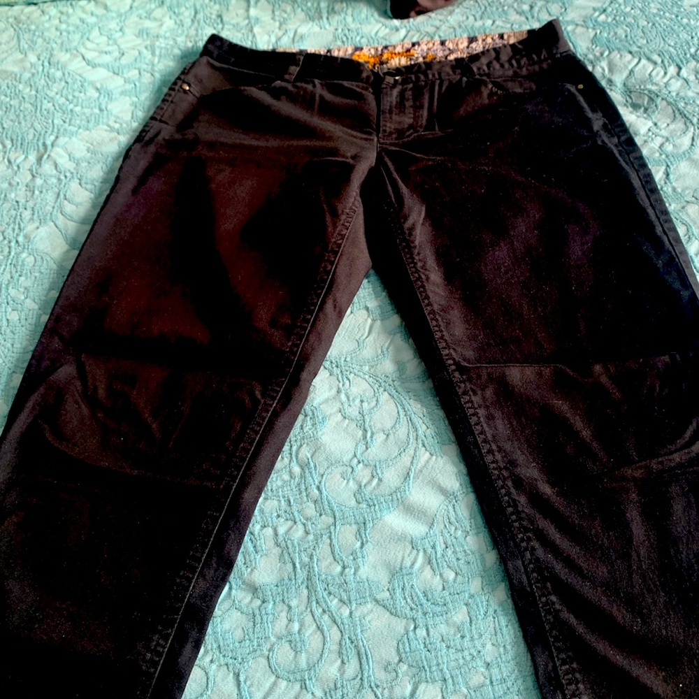 Robert graham black cotton jeans women’s size s/p